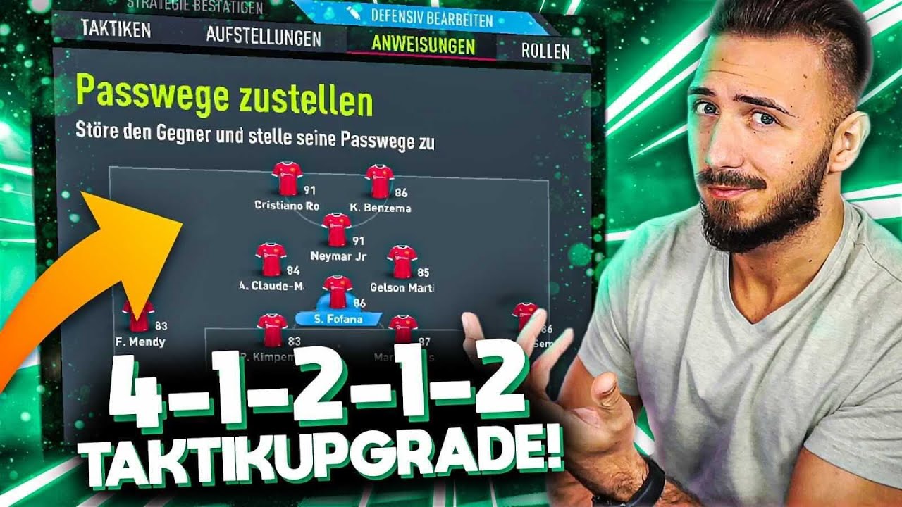 4-1-2-1-2 TAKTIKUPGRADE FÜR KOMPAKTHEIT & OFFENSIVPOWER IN FUT CHAMPIONS! | FIFA 22