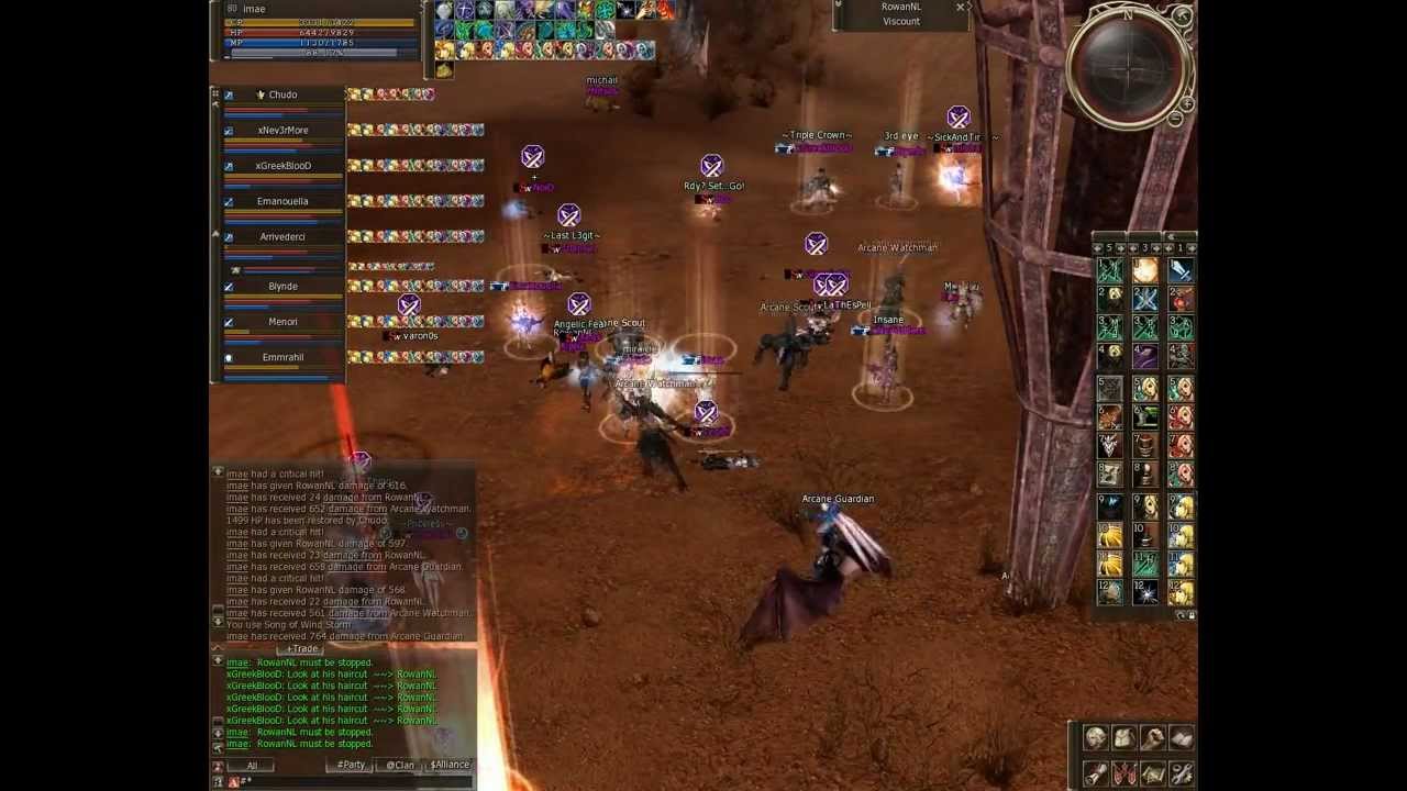 Lineage 2 PvP Devianne SwS Sword Muse (June 2009)