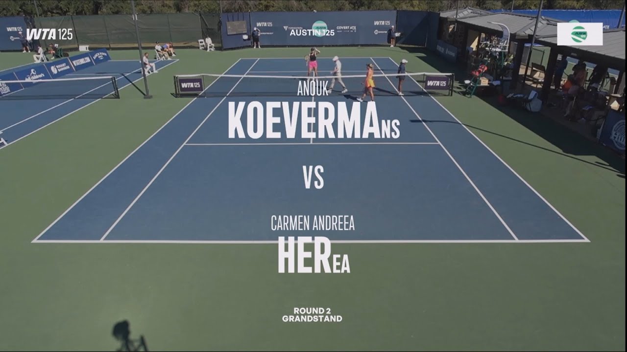 Anouk Koevermans (NED) vs  (WC) Carmen Andreea Herea (ROU) 19 yrs - Game, Set, Match