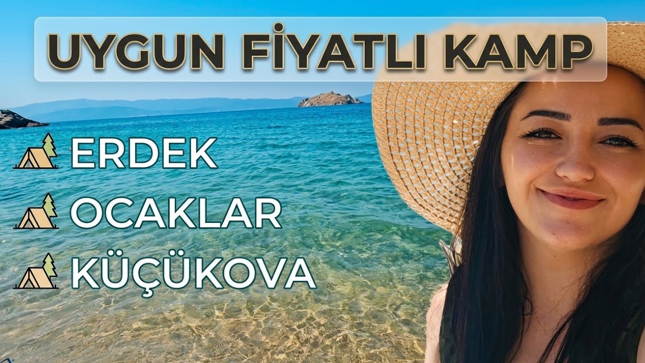 Balıkesir ERDEK VLOG, TURKUAZ RENGİ KOYLAR, Uygun fiyatlı Kamp alanı 📍