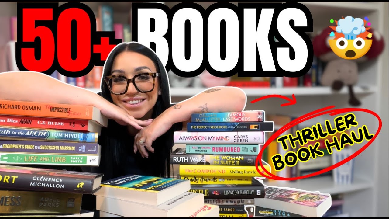 50+ Thriller Book Haul 😱 | New 2025 Thriller Books, Special Editions & 2026 Releases ✨