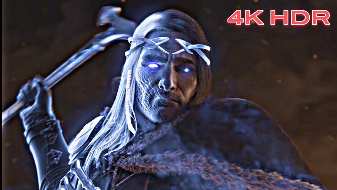 Talion and Celebrimbor craft a new ring Cinematic Scenes - Shadow of War
