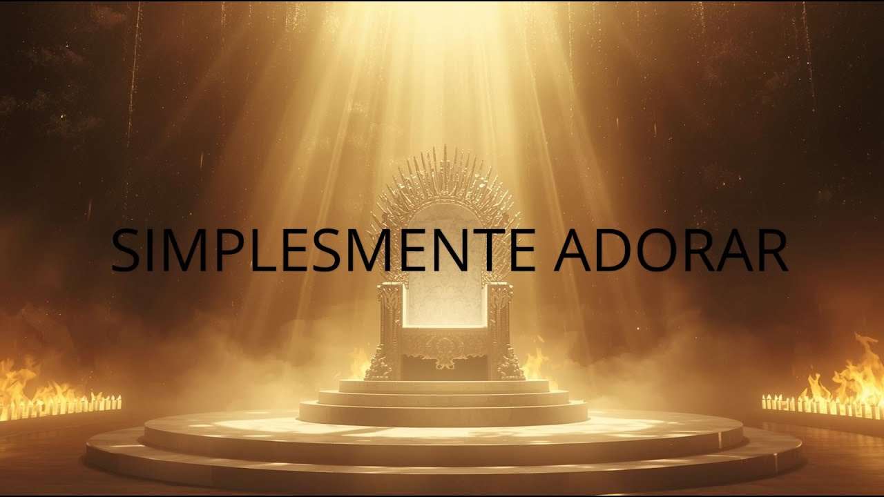 Simplesmente Adorar | Lyric Video (Adoração Profunda)