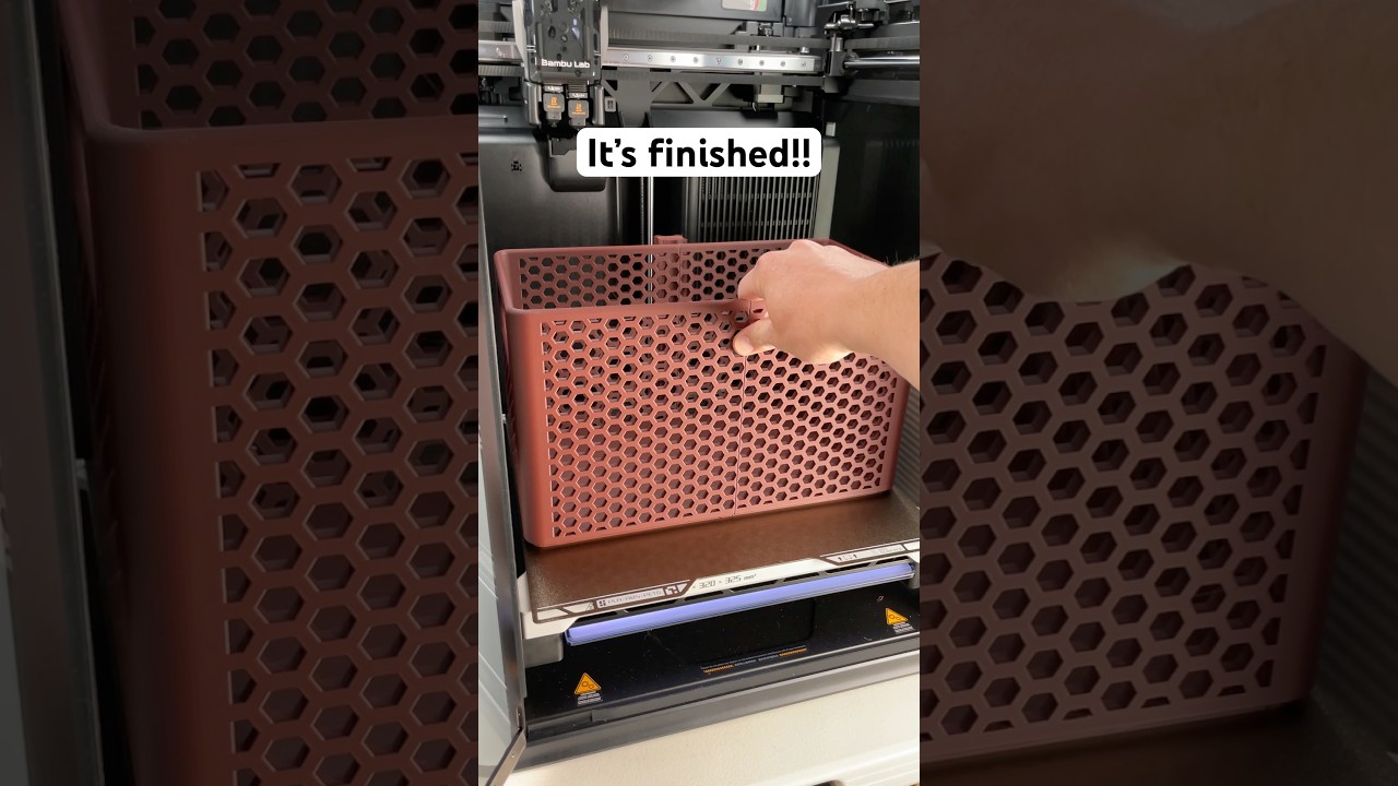 350 mm basket on Bambu Lab H2D #bambulabh2d #bambulab #h2d #3dprinting #fyp #3dprinting #fyp