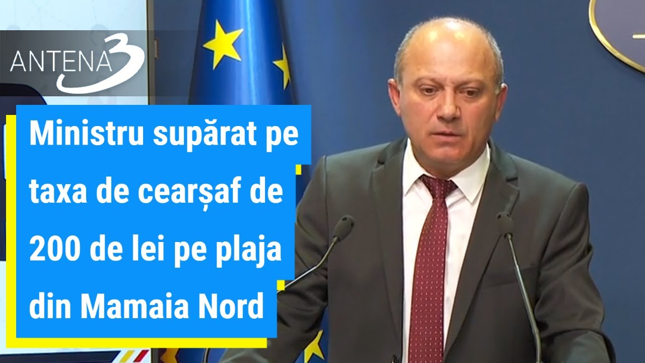 Ministru supărat pe taxa de cearșaf de 200 de lei pe plaja din Mamaia Nord
