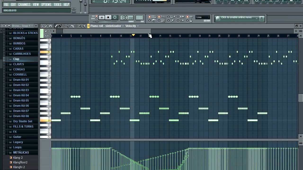 como é feita musica eletrônica
