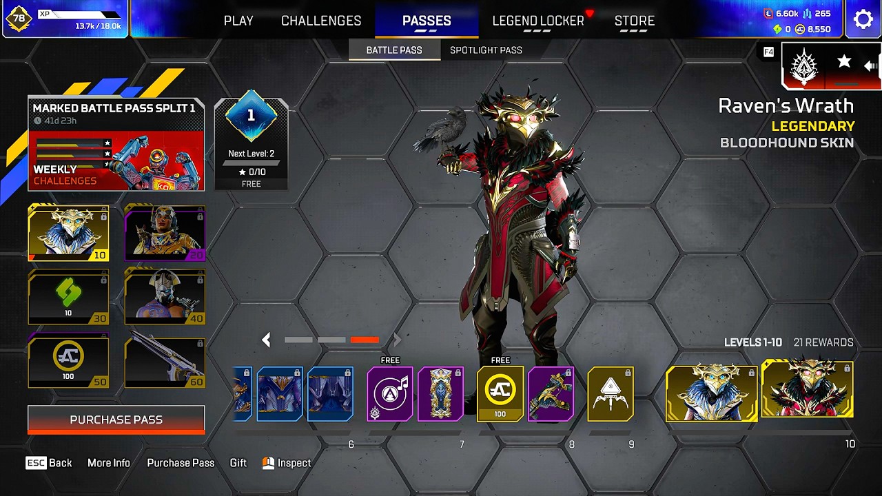Apex Legends - Season 30: Marked Battle Pass (Full Showcase) | Split 1