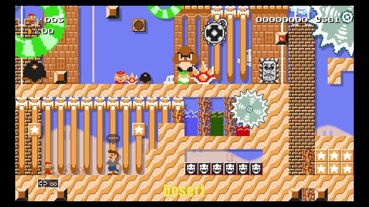 Mario Multiverse (SFMB) All gamestyles and gamethemes (Part 1) -SMB1, SMB2LL, SMB2USA-