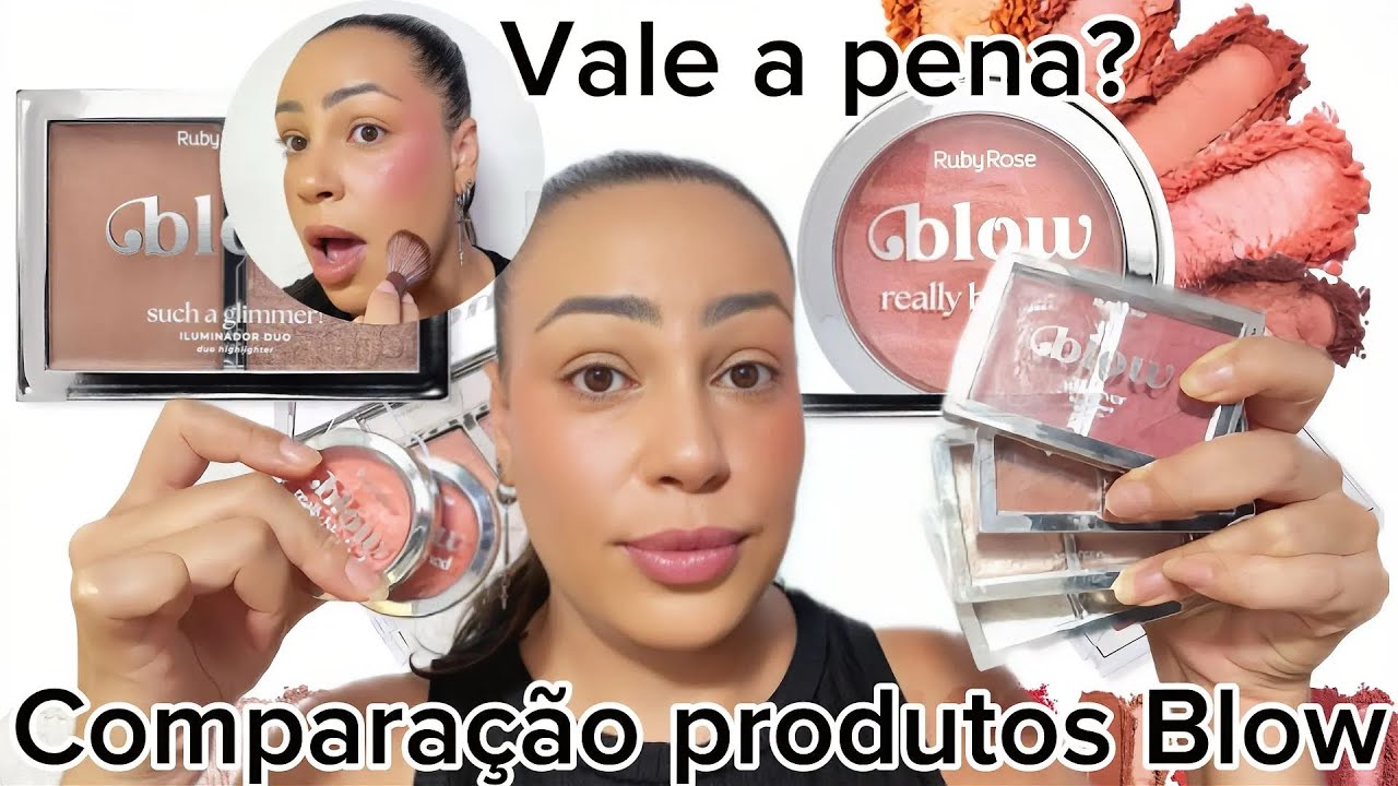 Se você tem pele oleosa,cuidado com esses produtos! Linha Blow,produtos cremosos e oleosos….