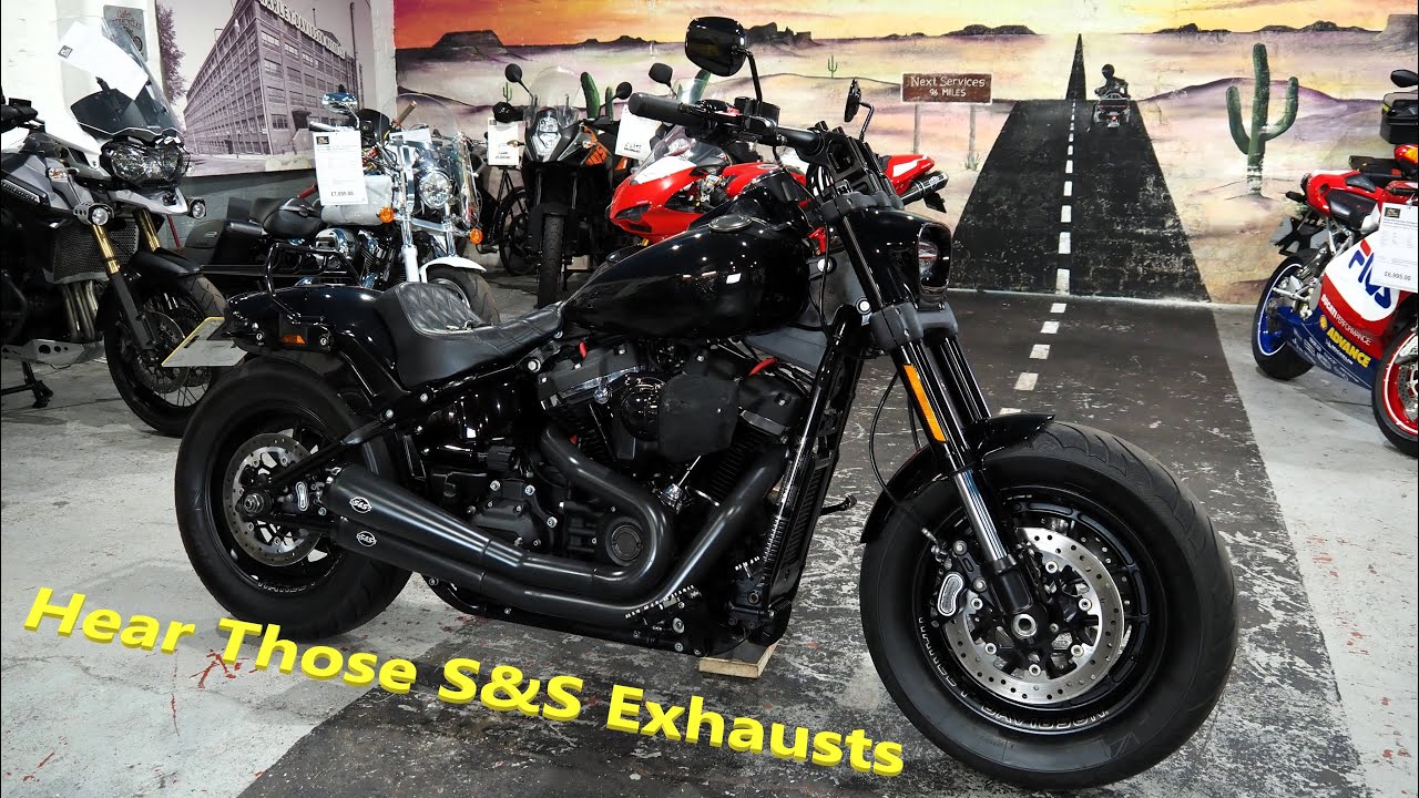 Harley Davidson Fat Bob 114 S&S Exhaust Start Up ,take a look at this custom stunner