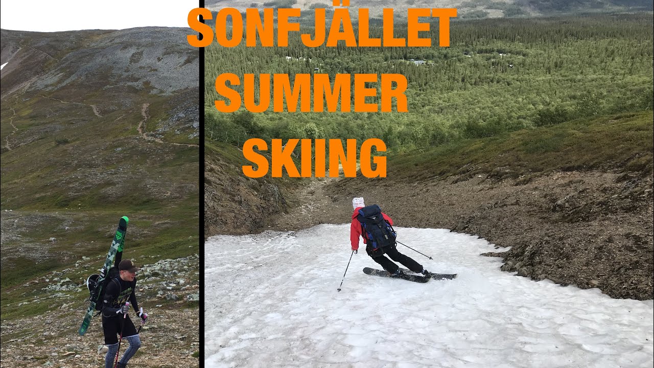 Sonfjället Summer Skiing   sonfjället natur reservat