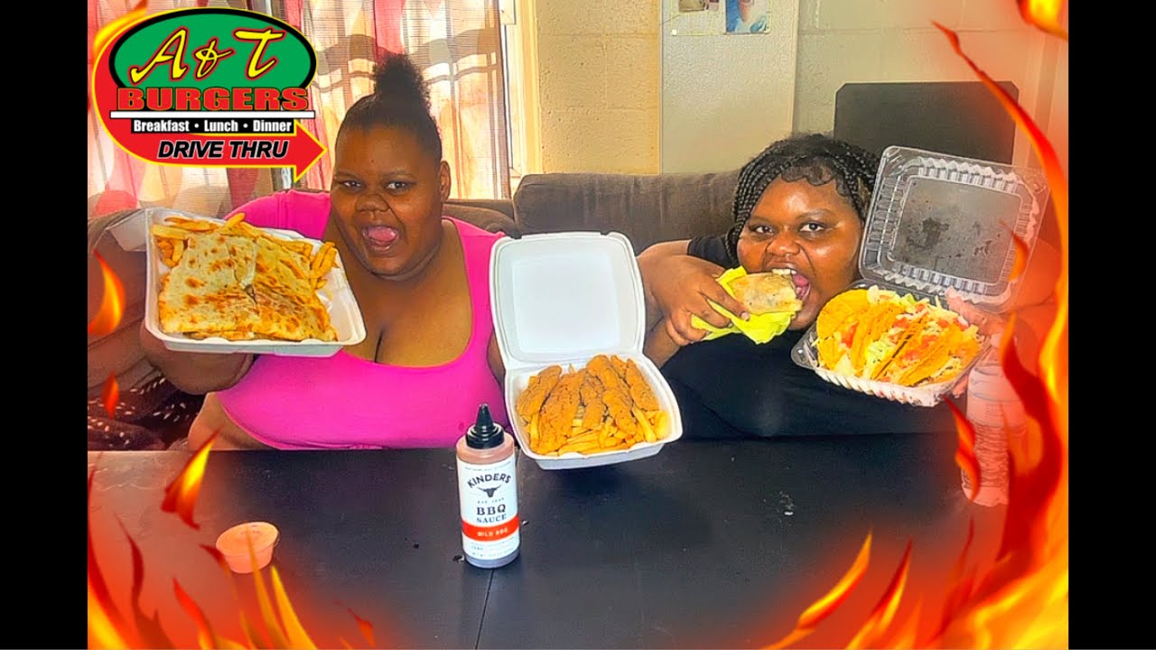 A&T Burgers Mukbang 🔥