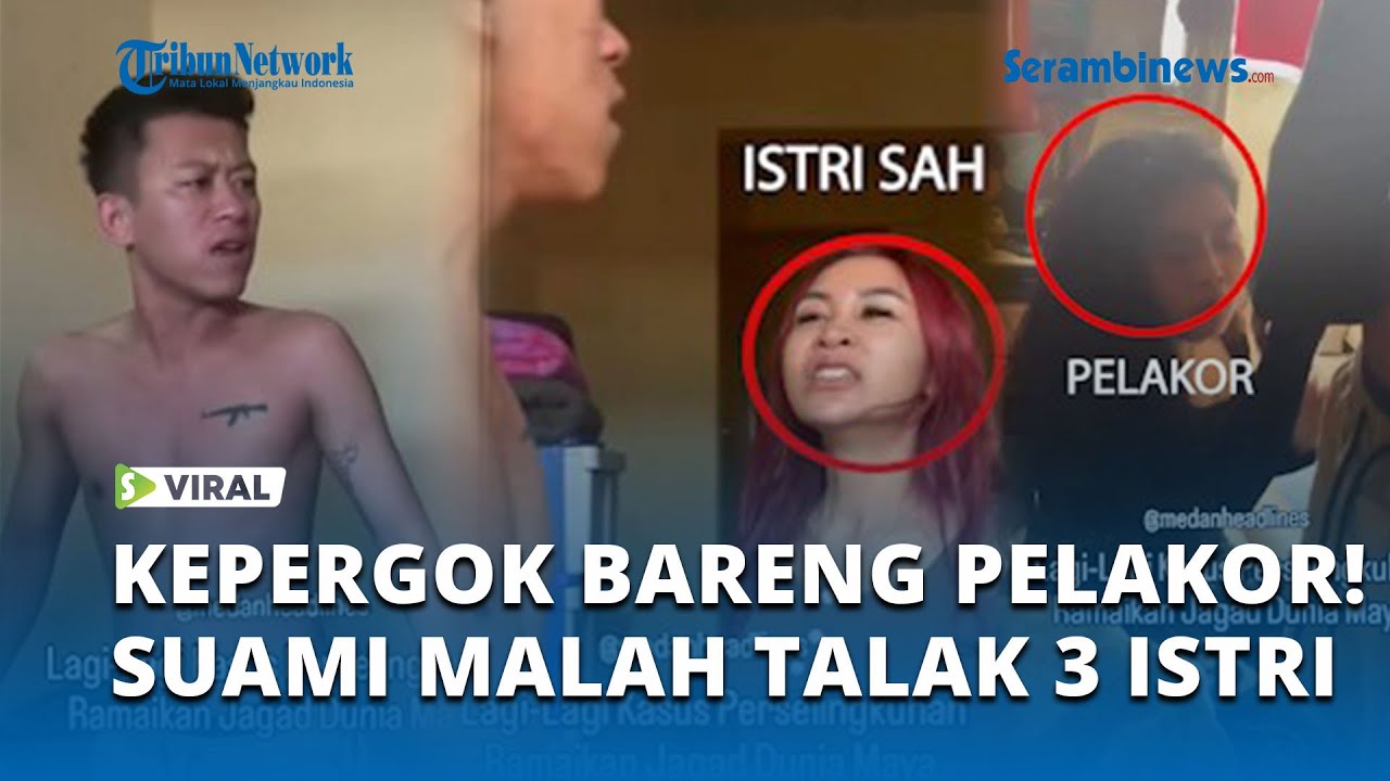 Kepergok Bareng Pelakor! Suami Panik Langsung Talak 3 Istri di Lokasi Kejadian