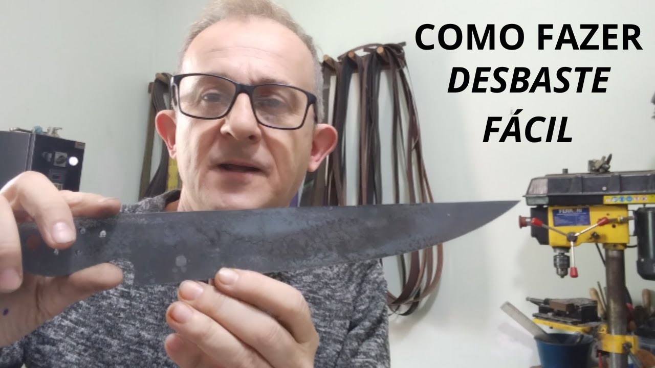 COMO FAZER DESBASTE DE FORMA FÁCIL E DIFERENTE NA CUTELARIA, POUPE TEMPO NA HORA DO DESBASTE