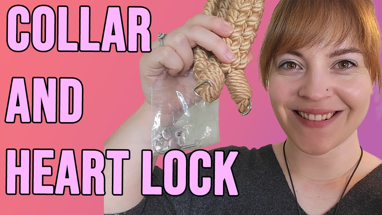 BDSM Review - Shibari Bondage Rope Collar and Heart Lock Pendant from Liebe Seele