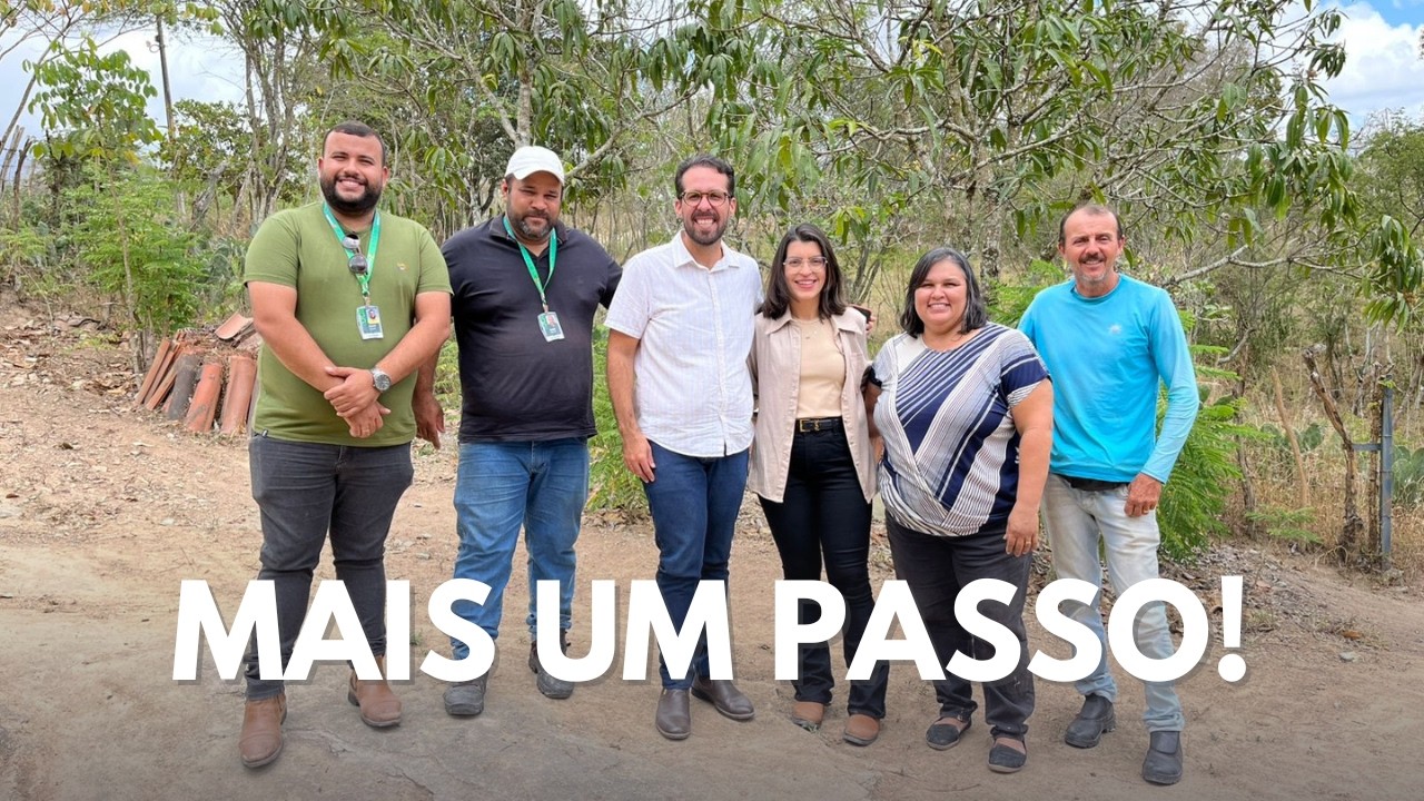 O Secretário veio conhecer nosso trabalho aqui no capril
