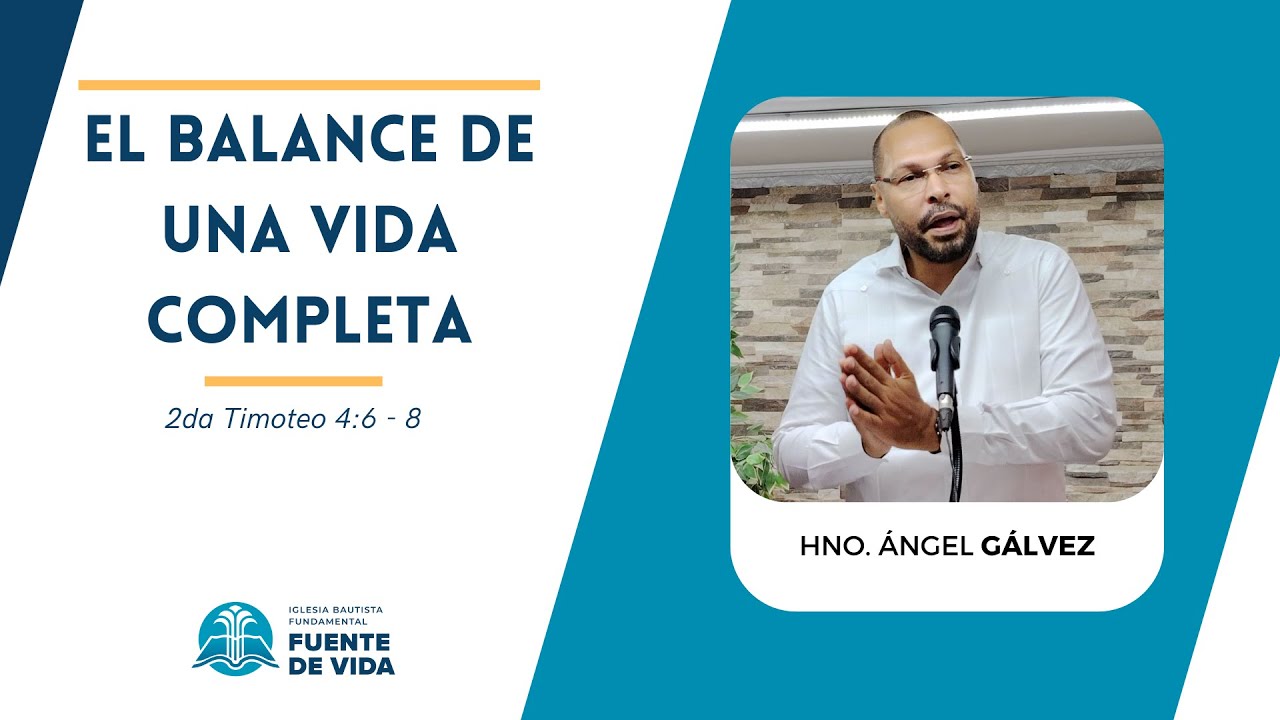 El balance de una vida completa | Hno. Ángel I. Gálvez | 01 Febrero 2026