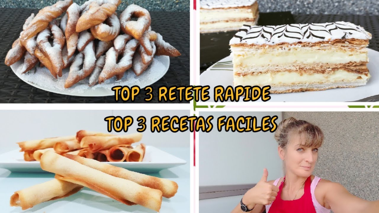 TOP 3 RETETE RAPIDE | TOP 3 RECETA FACILES |  3 easy recipes