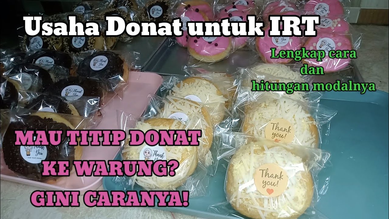 JUALAN DONAT PAKE  PLASTIK OPP 10X10