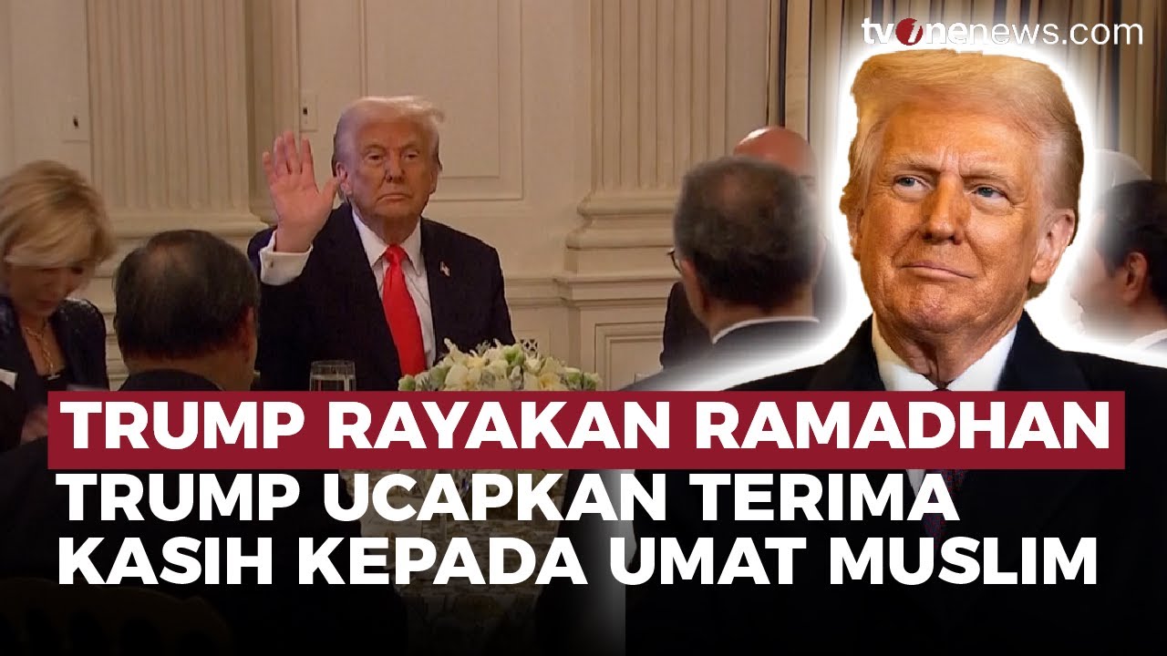 Trump Buat Perayaan Ramadhan di Gedung Putih, Ucapkan Terima Kasih ke Umat Muslim | OneNews Update