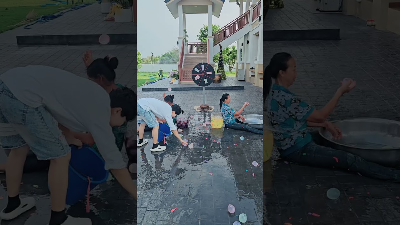 ใครได้น้ำเยอะกว่าชนะ