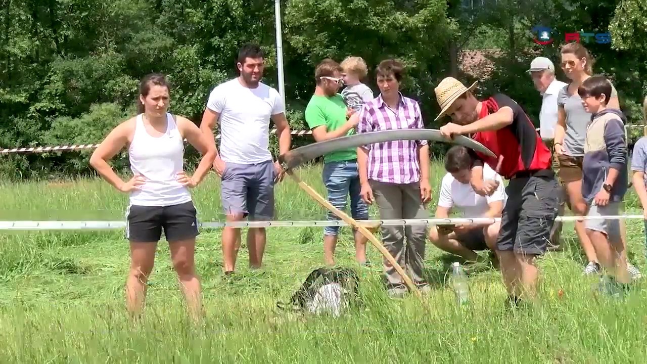 Landesentscheid im Sensenmähen 2018