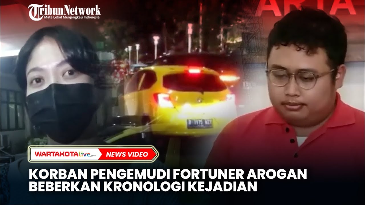 Korban Pengemudi Fortuner Arogan Beberkan Kronologi Kejadian