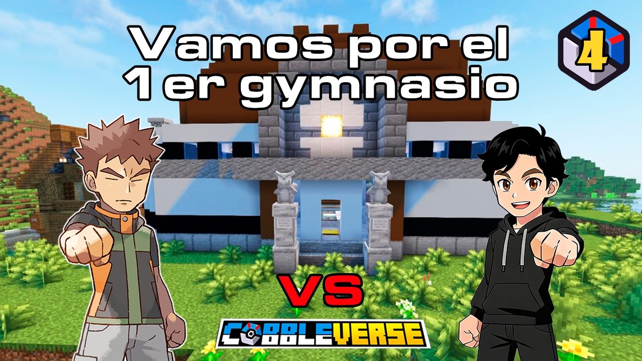 #Cobbleverse ⚔️ | ¡Hora del primer Gym! ¿Podré vencer a Brock? | #Cap4 #pokemon