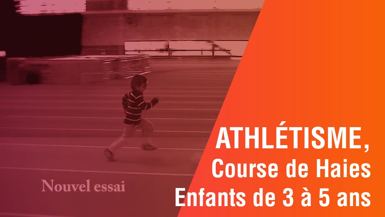 Enfants 3 /5 ans, Athlétisme, Course de Haies
