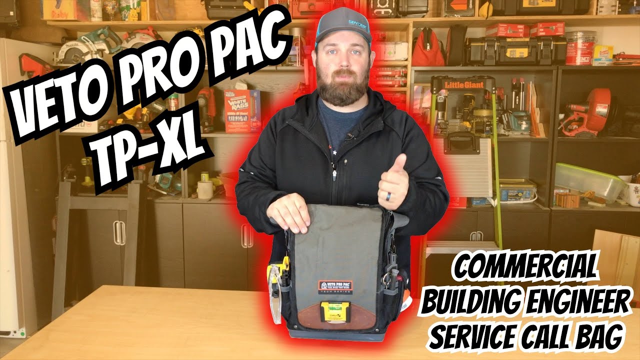 Взгляд изнутри — Veto Pro Pac TP-XL — сумка с инструментами для вызова инженера по коммерческому ...