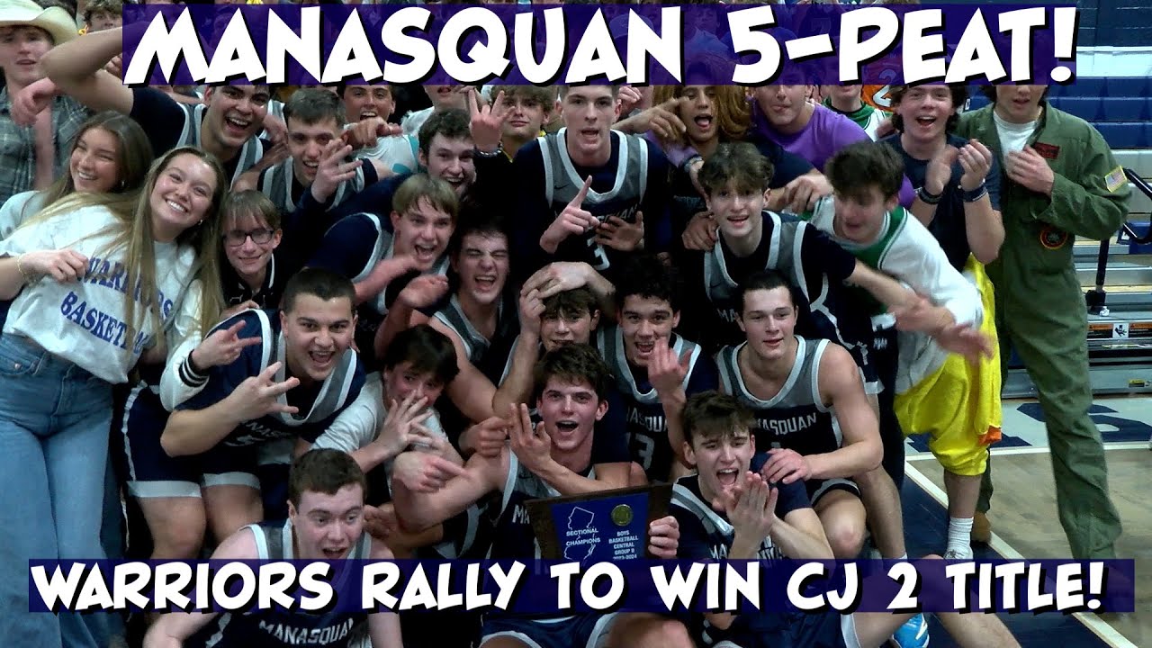 Manasquan 36 Rumson-Fair Haven 30 | CJ Group 2 Final | Warriors 5th Straight Section Title!