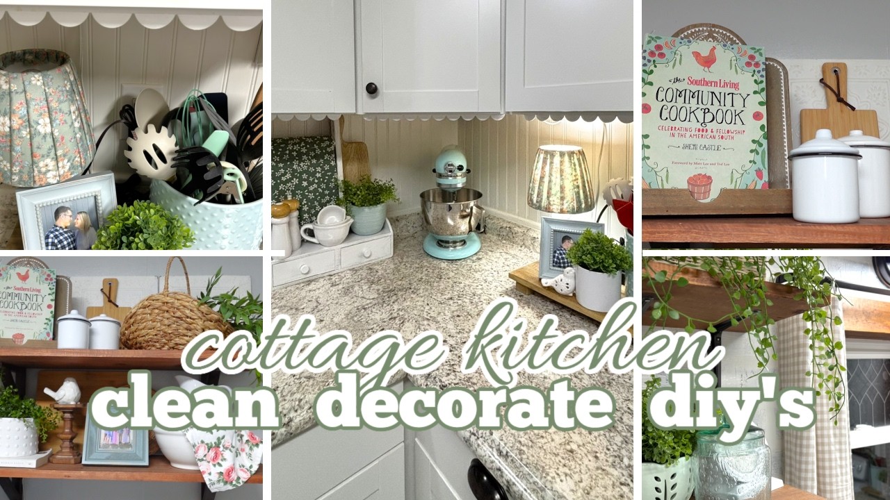 COTTAGE KITCHEN // CLEAN - DECORATE - DIY'S / SPRING KITCHEN DECOR