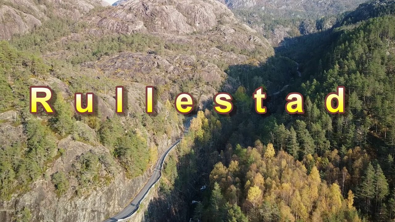 Rullestad, Etne. Postvegen og Jettegrytene.