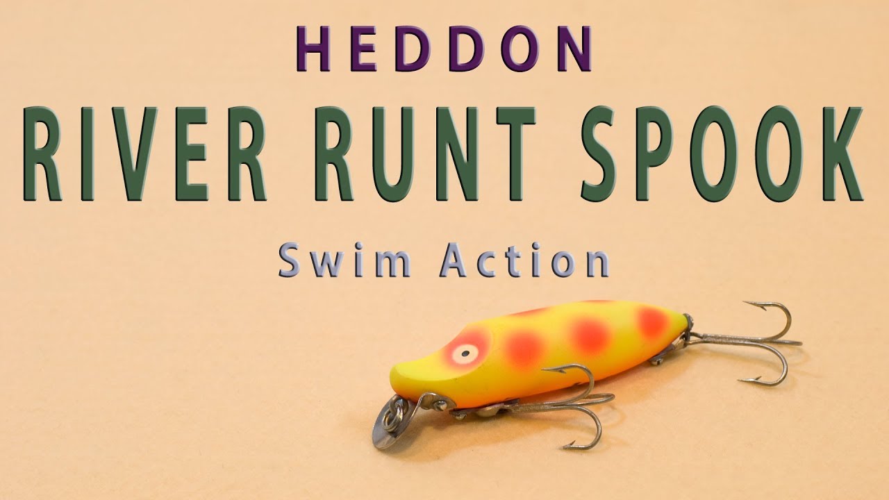 HEDDON RIVER RUNT SPOOK Swim Action / ヘドン リバーラントスプーク　ルアーアクション