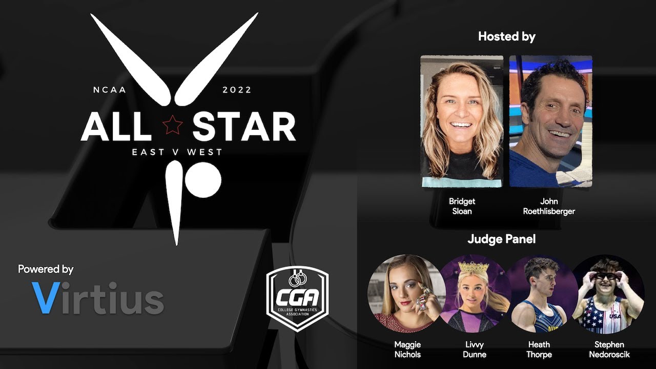 CGA ALL STAR COMPETITION 2022 | East v West | College MEN'S GYMNASTICS | #NCAA #VIRTIUS