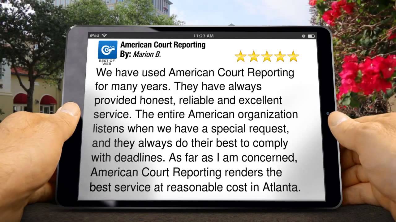 Atlanta Court Reporters - 404-892-1331 - Call Us Today
