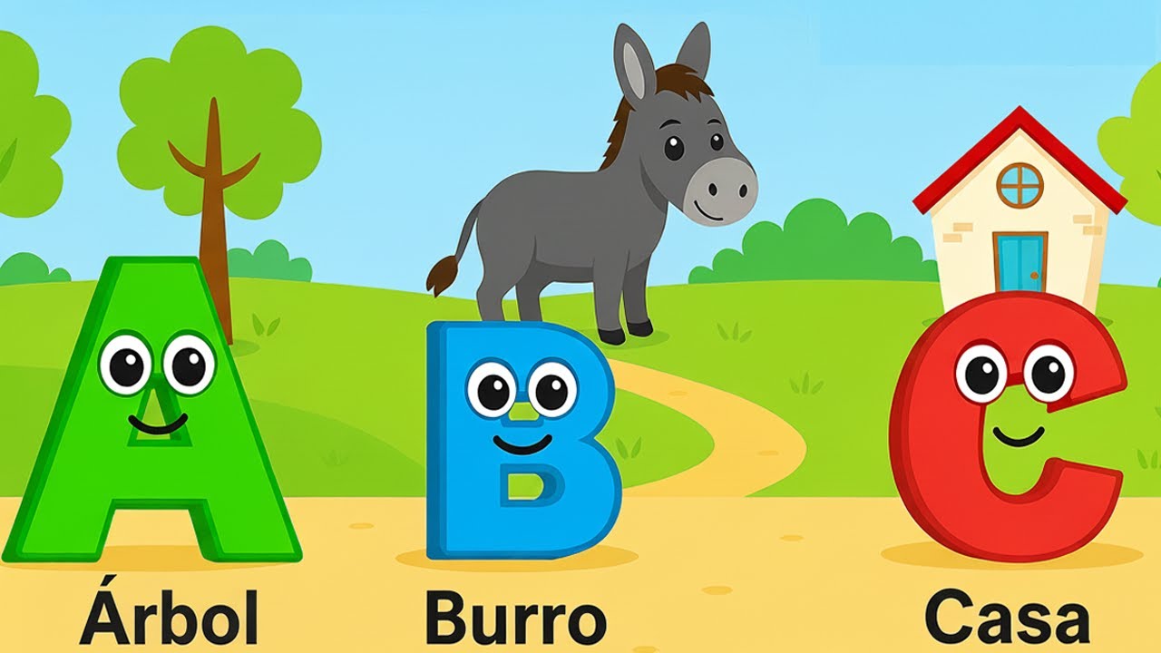 La CANCIÓN del ABECEDARIO de la A a la Z ✨ Canción Infantil Educativa para Niños 🎵 kikapum