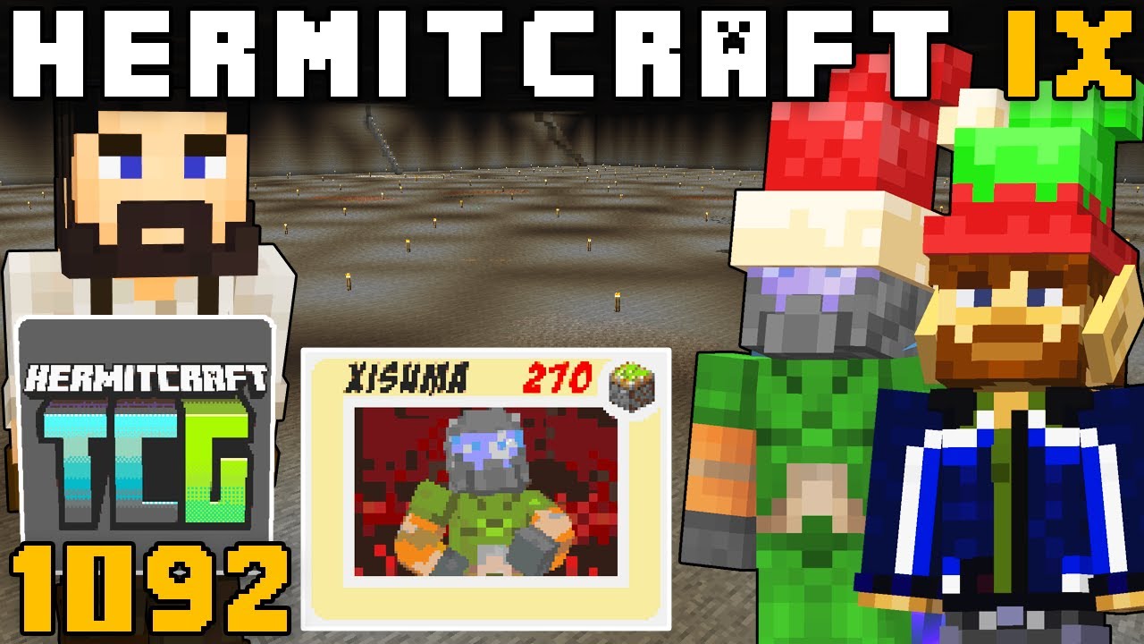 Hermitcraft IX 1092 Pixl's Mega Project & My Own TCG Card!