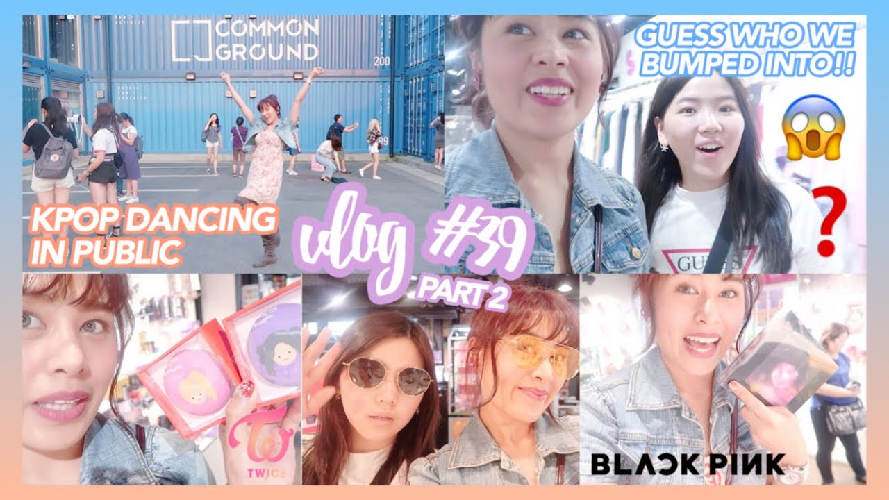 Vlog #39 (Part 2): Common Ground in Seoul 🇰🇷✨ (Kpop Dancing in Public, Official Kpop Merch, etc!!)