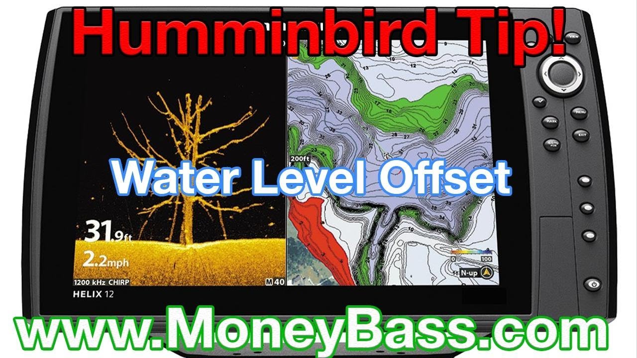 HUMMINBIRD Helix Water Level Offset Settings (VERY IMPORTANT!)