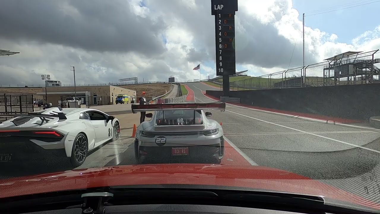 electric $67k IONIQ 5N pursues ICE $241k GT3 RS at COTA (15Dec2024 Edge Addicts Advanced session 3)