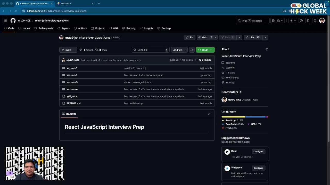 [GHW Cloud Week] Be Interview Prepared v2 - JS and React! Part 3