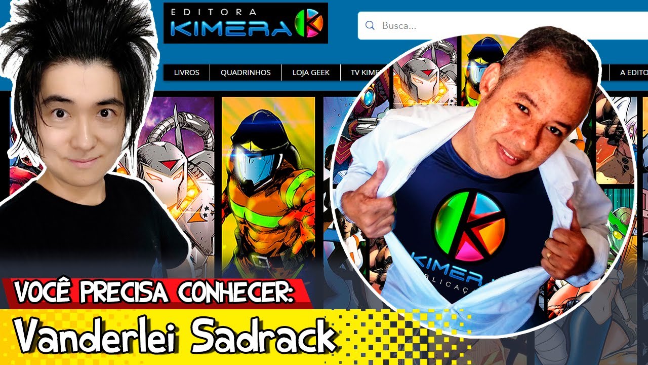 Bate-papo com Vanderlei Sadrack Ed. Kimera | Cr&aacute;s Conversa CONVERSA!
