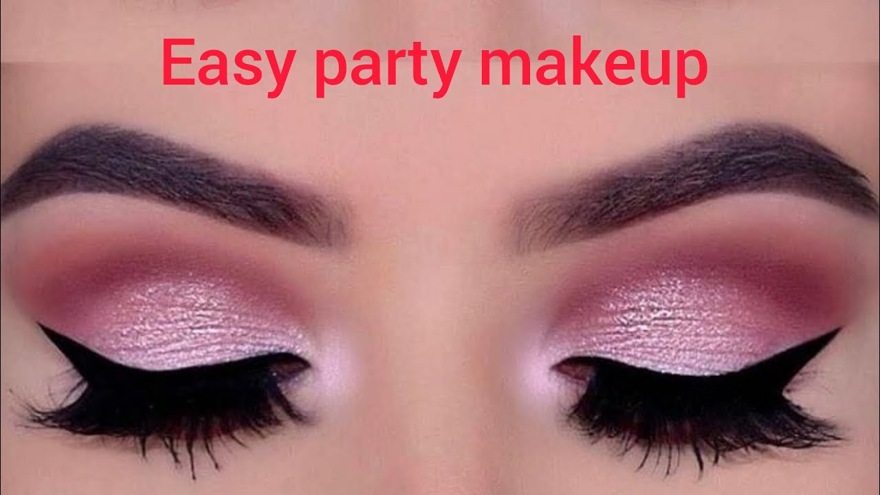 Simple easy makeup tutorial video eyes makeup video the best glitter eyes makeup #eyesmakeup#eye