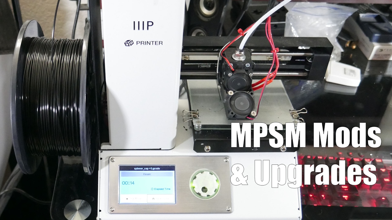 MPSM Monoprice Select Mini 3d Printer Mods & Upgrades