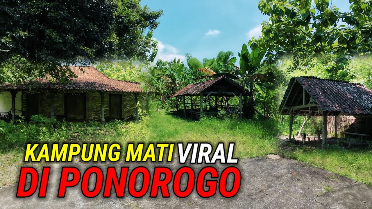 INI DIA KAMPUNG MATI YANG VIRAL DI KOTA PONOROGO 