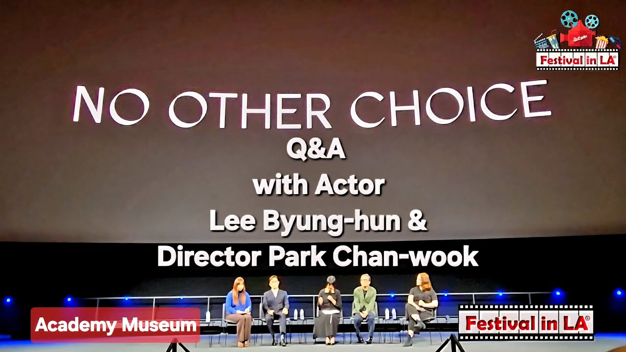 NO OTHER CHOICE, Actor Lee Byung-hun & Director Park Chan-wook