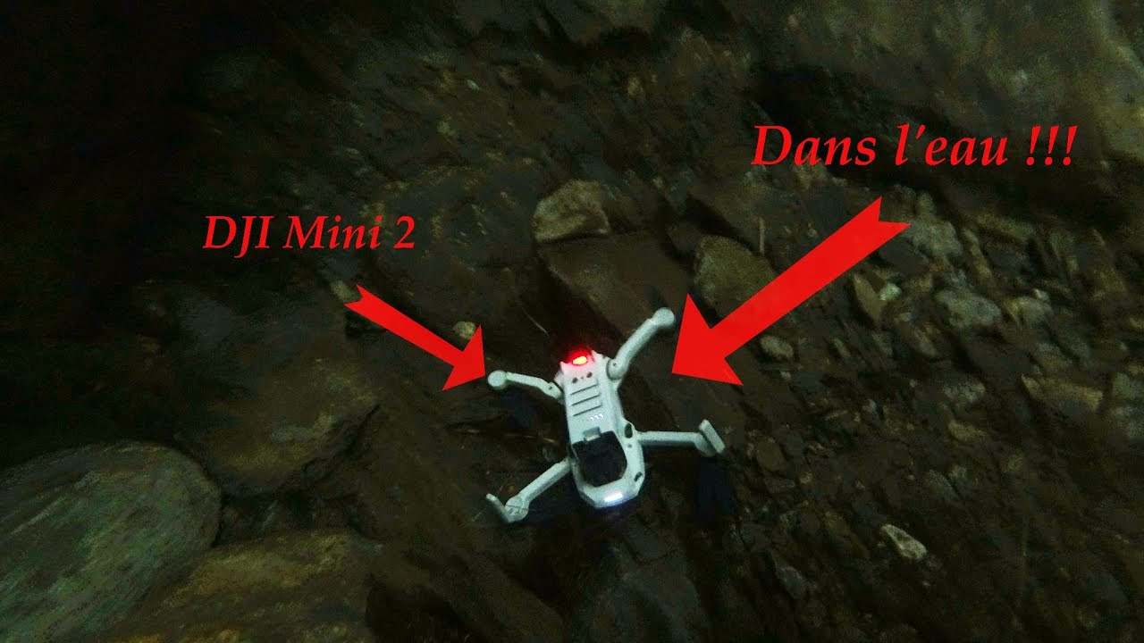 Crash dji mini 2 j'ai craché mon drone dans l'eau  !