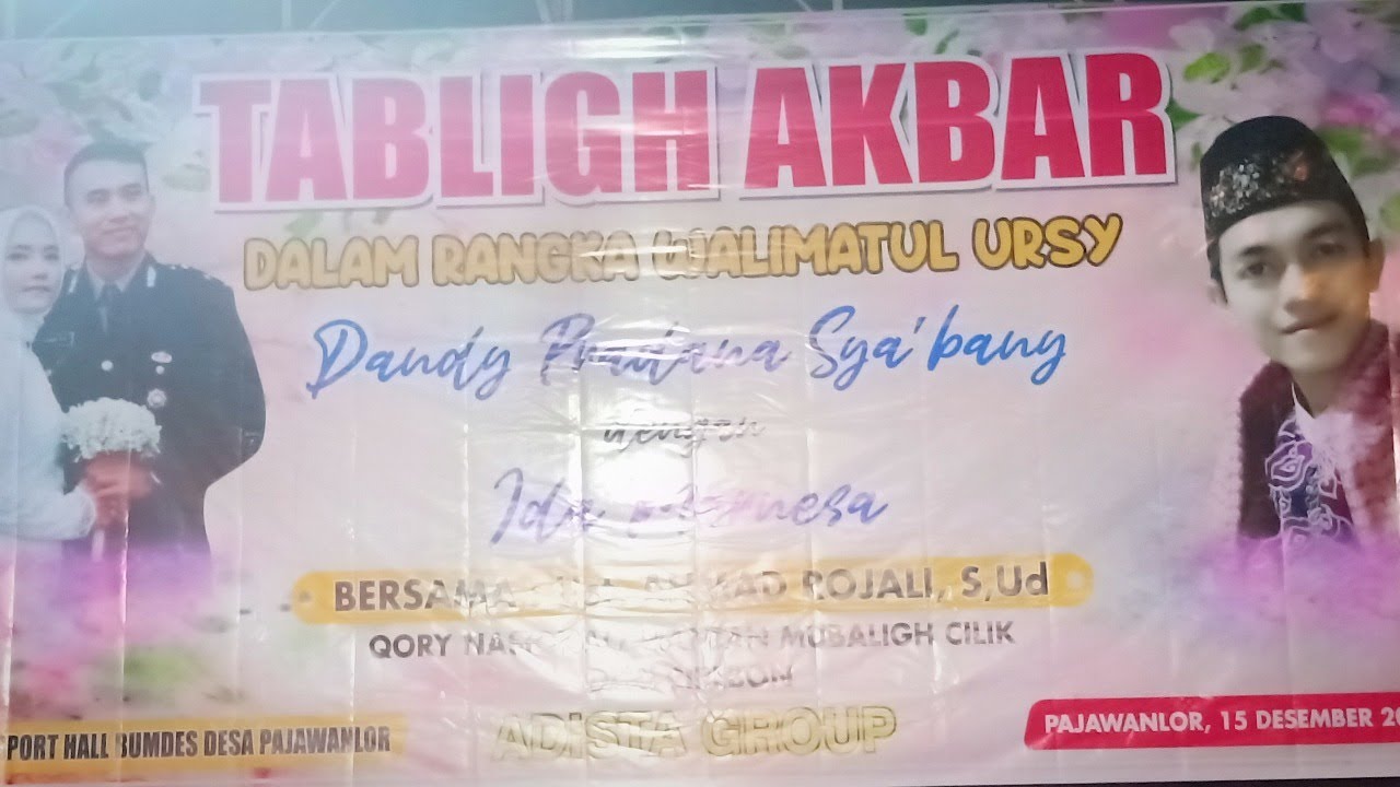 NADA DAN DAKWAH UST.MUHAMAD ROJALI,S,Ud Dalam Rangka Pernikahan BRIPDA DANDY & IDA MARNESA