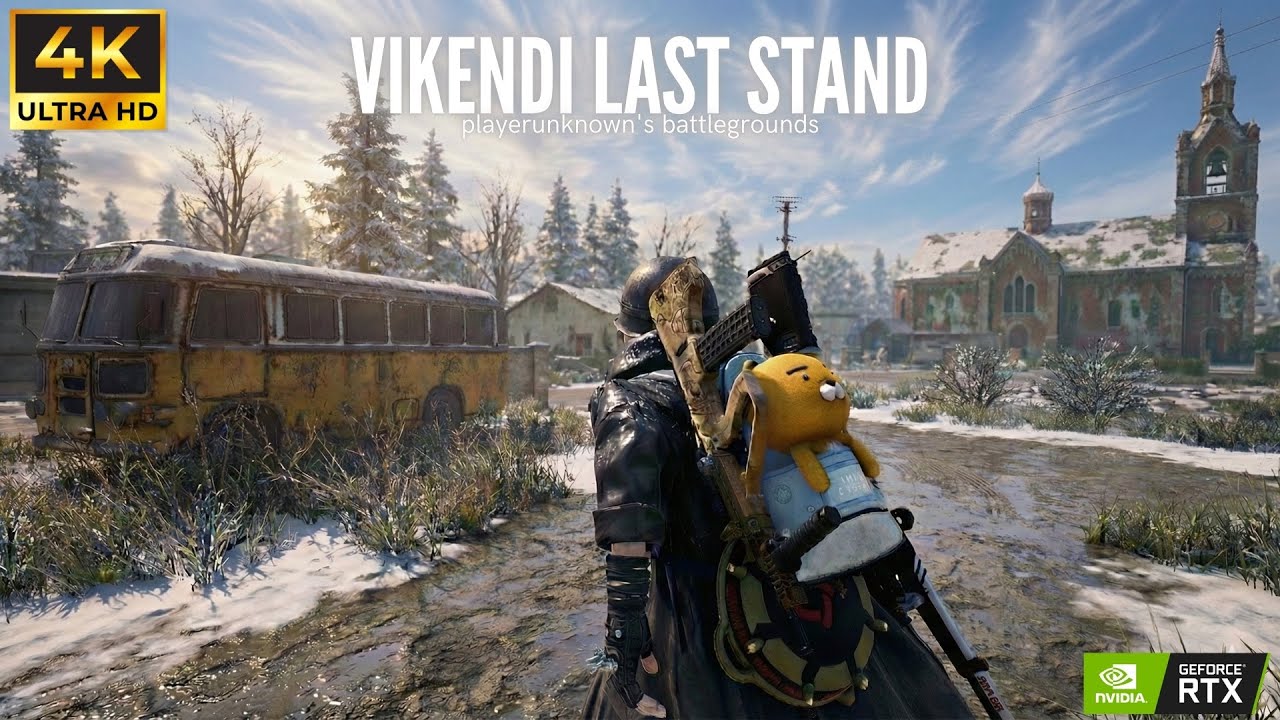 PUBG PC: VIKENDI — Snow, Silence, and the Last Stand | Solo TPP 4K UHD